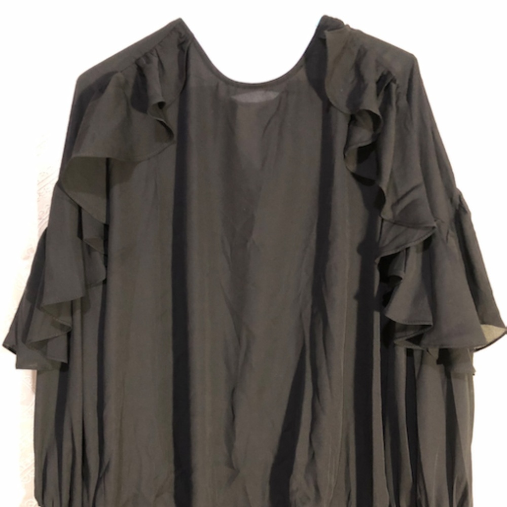 ruffle blouse